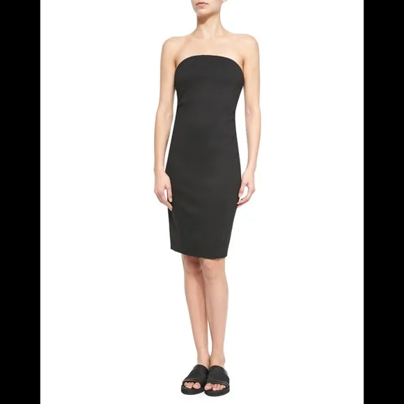 NWOT HELMUT LANG Minimalist Strapless Dress P
