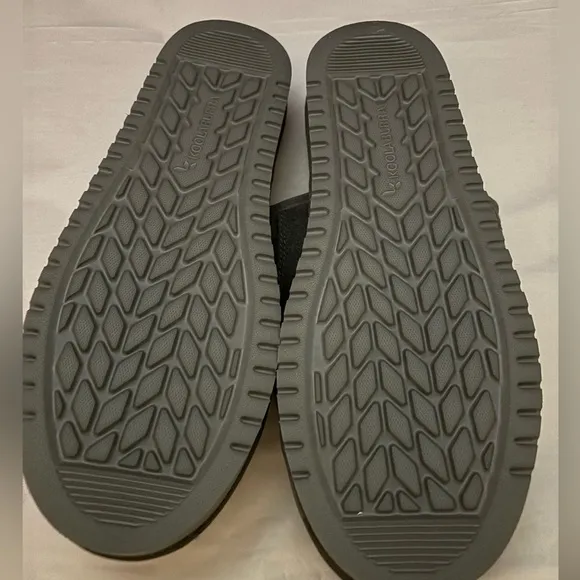 NWOT Koolaburra by Ugg Dawson Slide Sandals Mens Size 12 Gray Suede Faux Fur