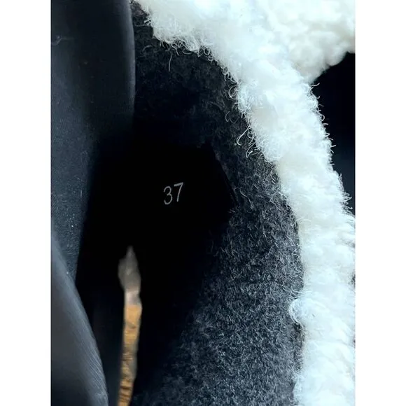 NWOT Roam Fuzzy Shearling Slider Slipper Women's Size 7