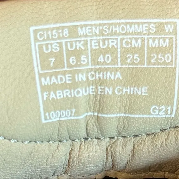 NWOT Rockport Brown and Cream Leather 9000 Prowalkers