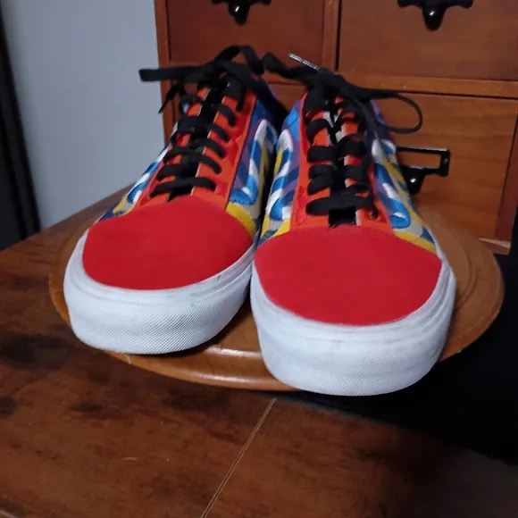 NWOT Vans Men's Multicolor Sneakers_12