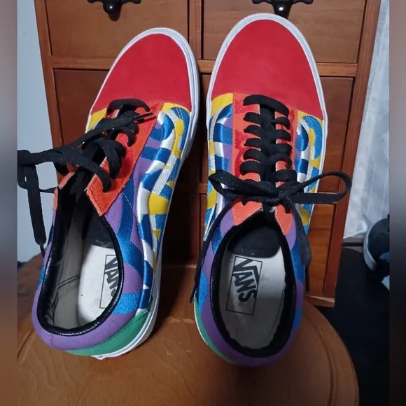 NWOT Vans Men's Multicolor Sneakers_12