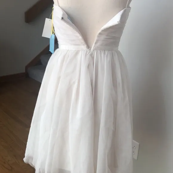 NWT $198 | Ivory | luxury prom 2  | Tulle Dress 2  | short luxury dress 2
