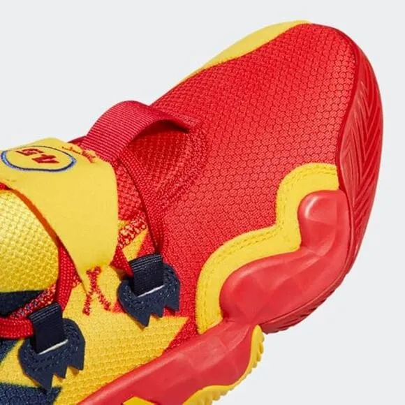 NWT adidas Men's Trae Young 1 Shoes,red/bold gold/team navy-Size 11.5