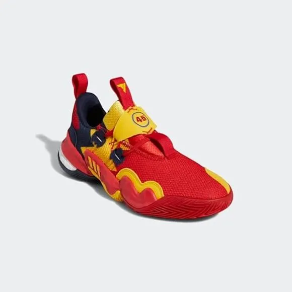 NWT adidas Men's Trae Young 1 Shoes,red/bold gold/team navy-Size 11.5