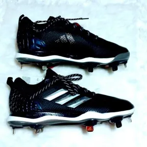 NWT Adidas PowerAlley 5 Baseball Cleats US 7 Metal Spikes Athletic Turf Shoes