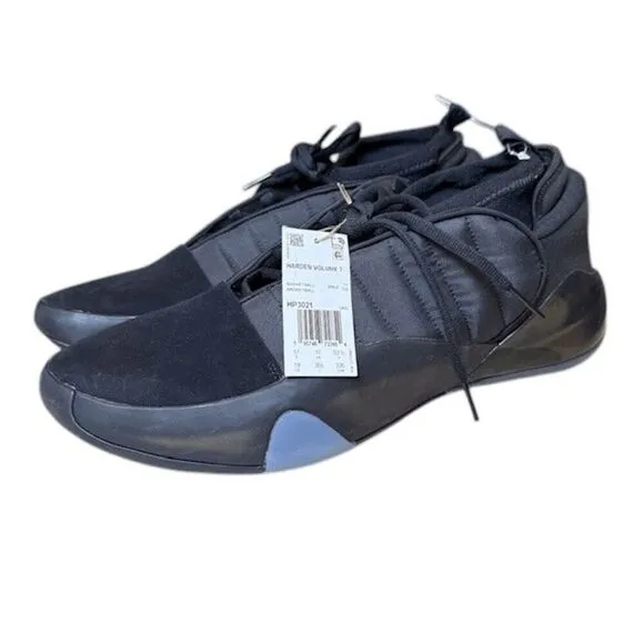 NWT Adidas Harden Volume 7 Basketball Shoes Core Black HP3021 Men's Size 18