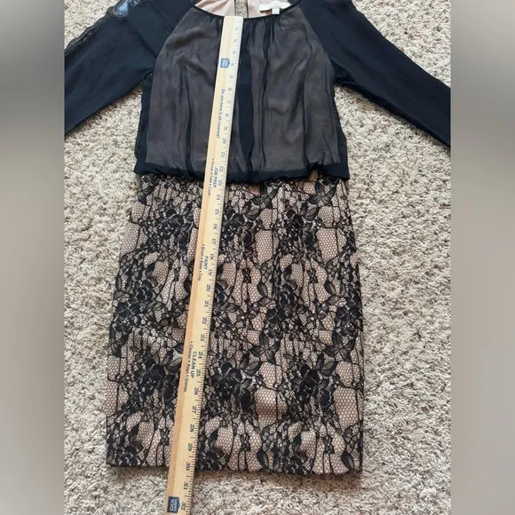 NWT Aidan Mattox Luxury Dress, 2, Silk/ Lace.