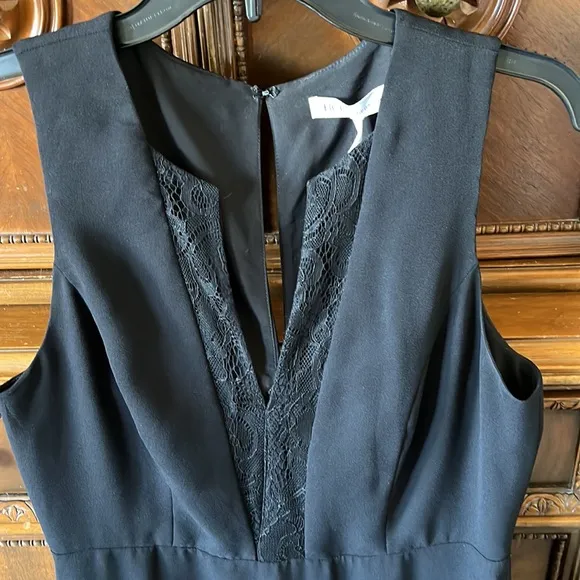 NWT BCBG Generation sleeveless maxi lace witchy goth minimalist dress