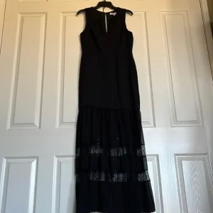 NWT BCBG Generation sleeveless maxi lace witchy goth minimalist dress