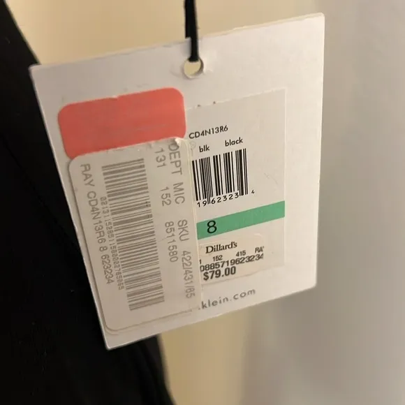NWT Calvin Klein Maxi Dress, Sz. 8.