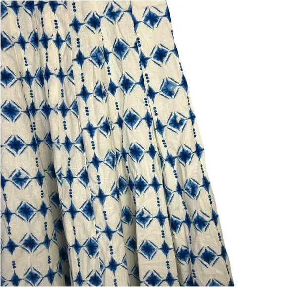 NWT CHRISTIAN LACROIX linen geometric Print Sleeveless fit flare Dress XS $498