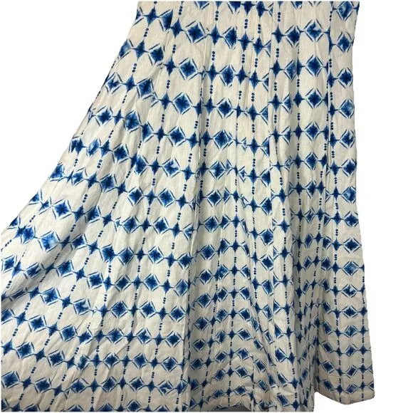 NWT CHRISTIAN LACROIX linen geometric Print Sleeveless fit flare Dress XS $498