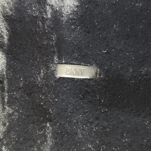 NWT DKNY Black Luxury Long Faux Fur Coat Women's Size XLarge MSRP $315