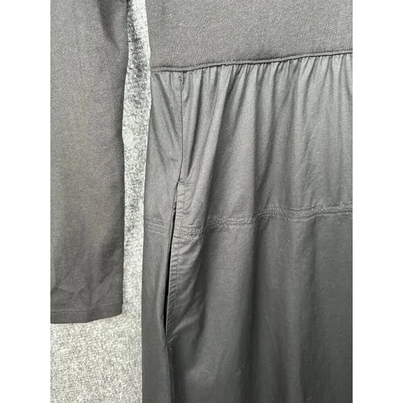 NWT Everlane Long Sleeve Dress XS Supima Cotton Minimalist Midi Ballet