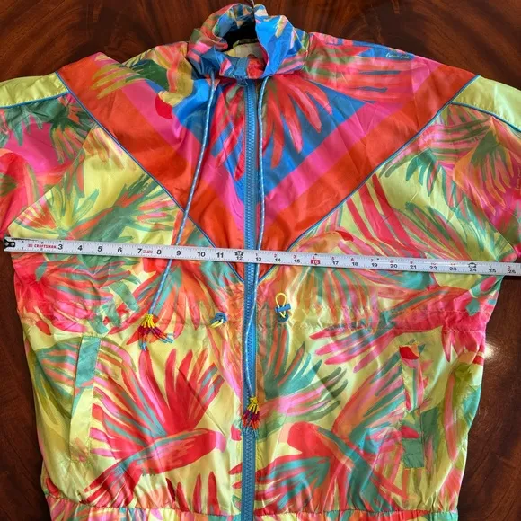 NWT FARM RIO Mixed Painted Birds Windbreaker