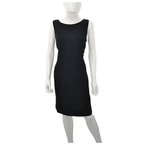 NWT Garfield Marks Nordstrom Black Textured Minimalist Classic Dress Skirt L 12