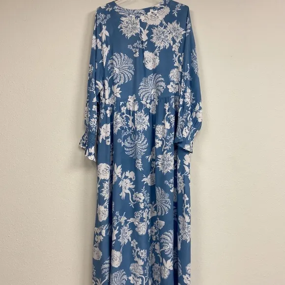NWT HOUSE OF LACUNA Tuscany Boho Dress Sz Large Australian Luxury Resort Wear