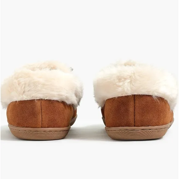 NWT J.Crew Suede Shearling Slippers
