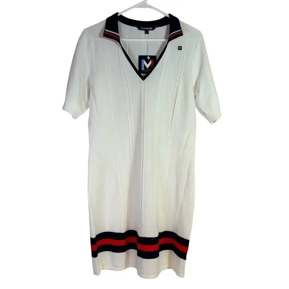 NWT Movetes White Cricket Tennis Golf Dress Size Medium