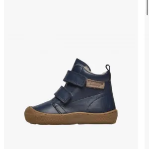 NWT NATURINO WIGGHI VL Barefoot leather ankle boots in Navy
