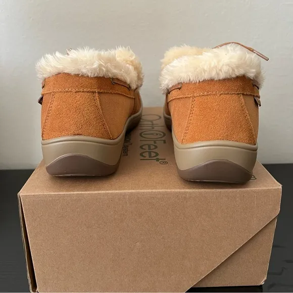 NWT / NIB Orthofeet Capri moccasin slipper - size 10W