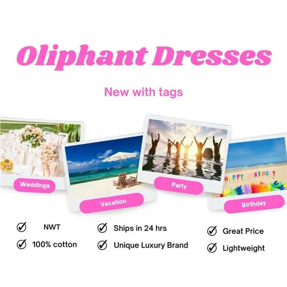 NWT Oliphant Green Midi Vacation Cotton Quiet Luxury Pool Beach Resort XS Dress