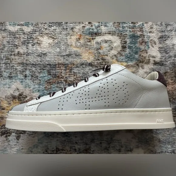 NWT P448 John Perforated Sneaker Pastel Lilac - Size 37 (7 US)