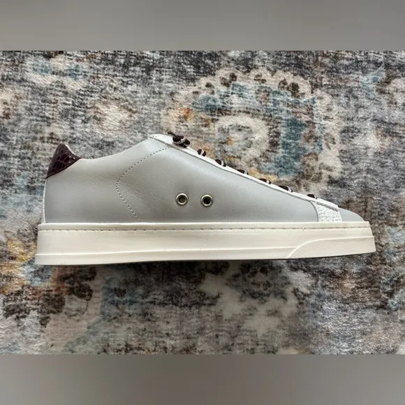 NWT P448 John Perforated Sneaker Pastel Lilac - Size 37 (7 US)