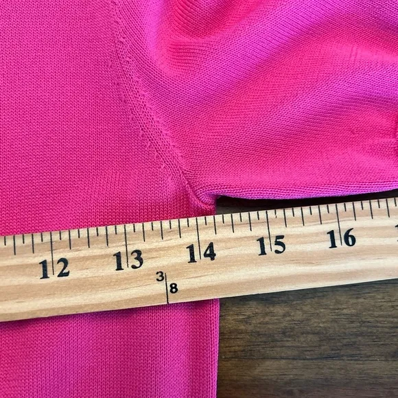 NWT Pinko Fuchsia Pink Fit and Flare Ponza Dress Size Large