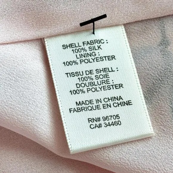 NWT Rebecca Taylor Long Sleeve Bellflower Dress Blush Size 10