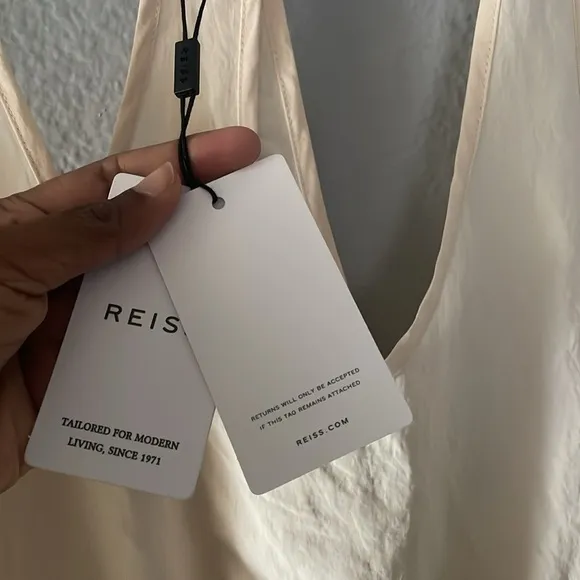 NWT REISS TAYAH MODAL BLEND PARACHUTE MIDI DRESS Sz 6