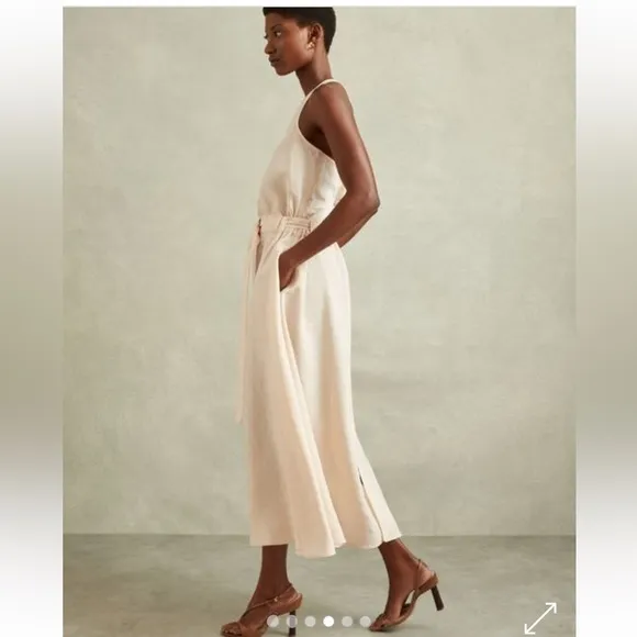 NWT REISS TAYAH MODAL BLEND PARACHUTE MIDI DRESS Sz 6