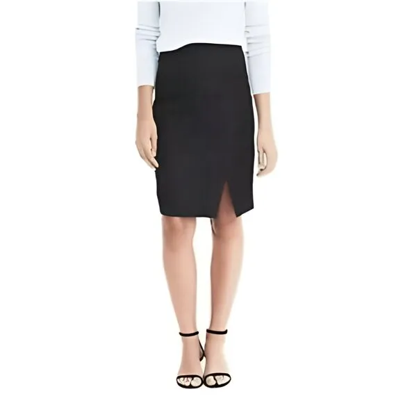 NWT Samuel Dong Black Water-Resistant Outdoor Minimalist Pencil Dress Skirt M