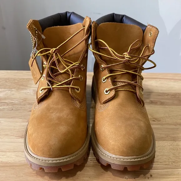 NWT Timberland Premium Leather Trimmed Nubuck Ankle Boots