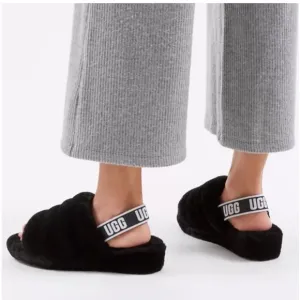 NWT UGG Fluff Yeah Slide in Black