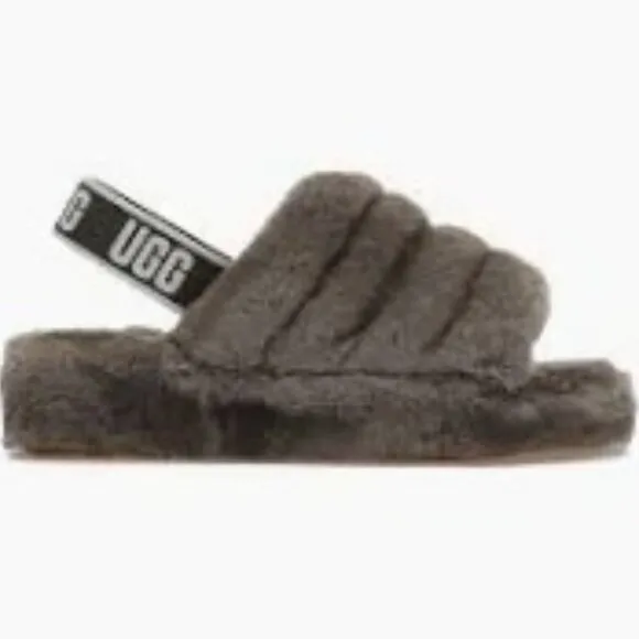 NWT UGG Women's Fluff Yeah Slingback Slippers Size 5