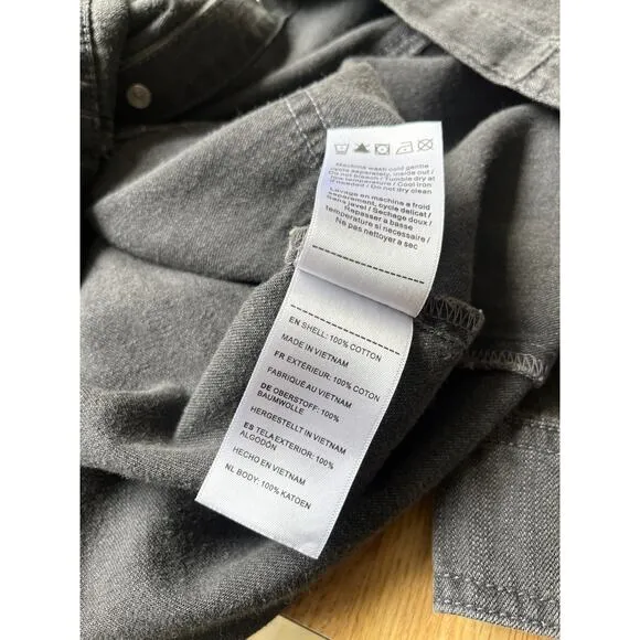 NWT UNTUCKit for her Annie Long Sleeve Denim Shirt Dress Minimalist Size 10