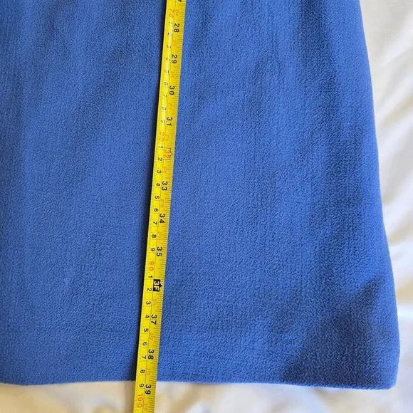 NWT Weill Lane Womens Blue Short Sleeve Shift Dress Size 14 Regency Core Classy