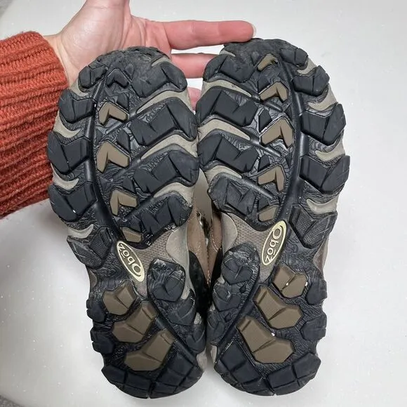 Oboz Bridger Mid BDRY Leather Waterproof Hiking Boots Women’s 8.5 Brown Trail