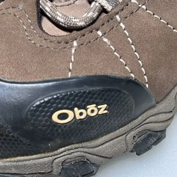Oboz Bridger Mid BDRY Leather Waterproof Hiking Boots Women’s 8.5 Brown Trail