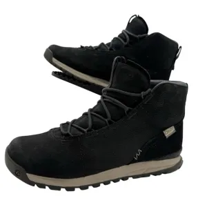 Oboz Hazel Mid Womens 8 Black Leather Ankle Boots Hiking Shoes Trail Trekking