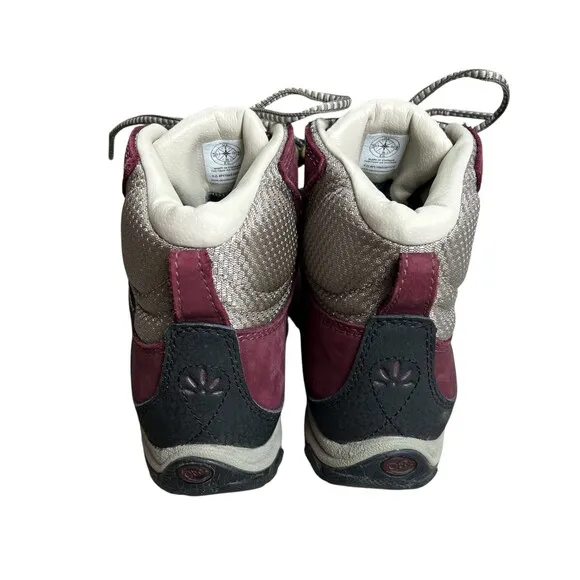 OBOZ Sapphire BDry Mid Waterproof Hiking Boots  Women's 6  Burgundy  Gorpcore