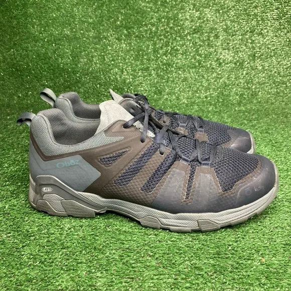 Oboz Shoes Mens Size 13 Arete A3 Blue Night Low Top Outdoor Hiking Trail Sneaker