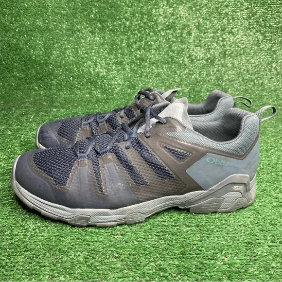 Oboz Shoes Mens Size 13 Arete A3 Blue Night Low Top Outdoor Hiking Trail Sneaker