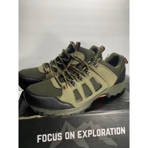 ODCKOI Waterproof Hiking Shoes Men Lightweight anti Slip Outdoor Hike Green - 13