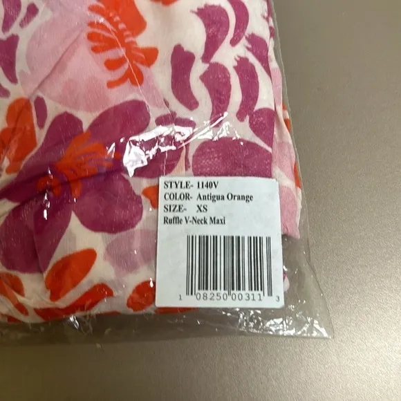 Oliphant Colorful Maxi Dress XS