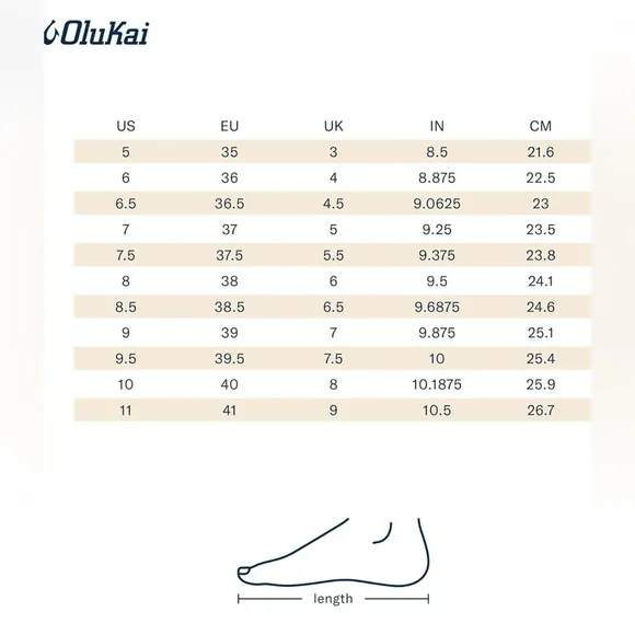 OLUKAI Mahiki Women's Sneaker, Indoor/Outdoor, Ultra-Soft Comfort Fit Size 6