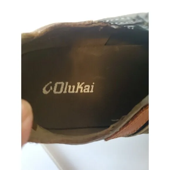 Olukai Mio Li Everyday Athletic Shoes Hunter Green/Lava Rock 10440-HGLR Men's 8