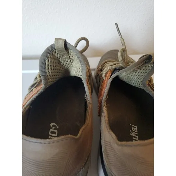 Olukai Mio Li Everyday Athletic Shoes Hunter Green/Lava Rock 10440-HGLR Men's 8